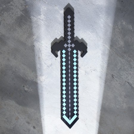 Set of wooden souvenirs "Diamond weapon" shield, sword mix-7