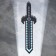 Set of wooden souvenirs "Diamond weapon" shield, sword mix