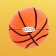 Basketball "Throw", is attached to the suction cups