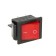 Clivant switch Rexant RWB-502, 16A (4C), 250 V, ON -OFF, Red, with backlight