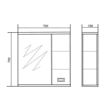 Wardrobe-mirror nick-right 70-2