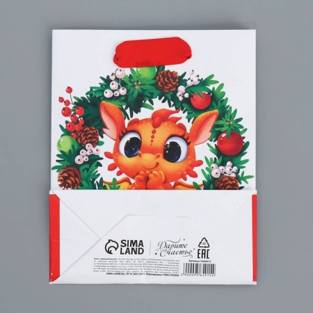 Laminated vertical "Dragosh", S 12 x 15 x 5.5 cm, New Year-8