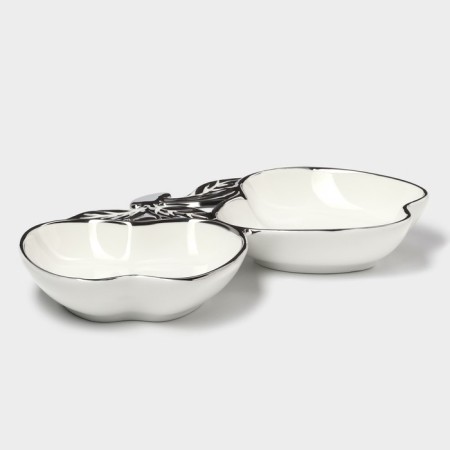 Menzhitsa ceramic 2 cells "Apples", 25 × 16 × 3.5 cm-1