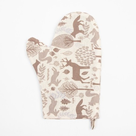 Set of kitchen. Forest Dwellers: mittens 20x27 cm, take 19x19 cm, 100% HL-1