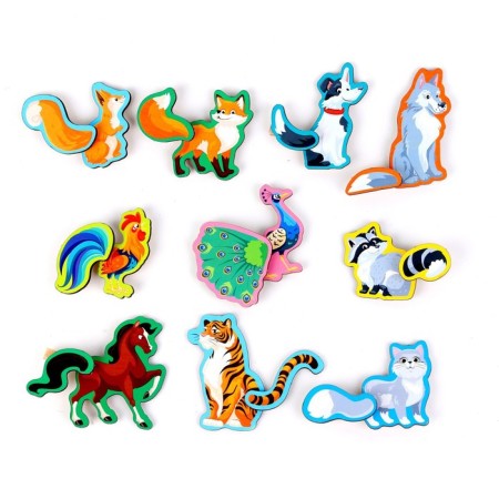 Developing game with clothespins "Whose tail?"-3