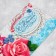Money envelope "with an anniversary", pink roses, 16.5 × 8 cm
