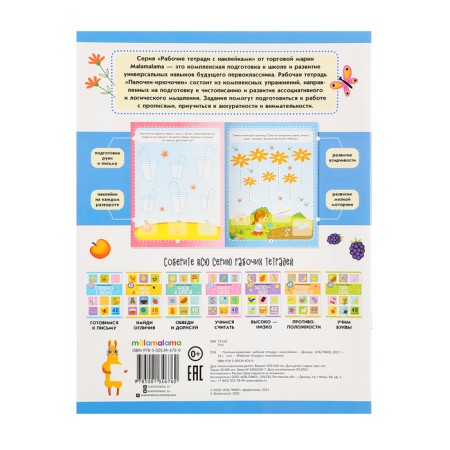 Workbooks with stickers "sticks of hook"-1