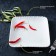 Porcelain plate square Magistro "Blanche. Flower ", 22.5 × 22.5 cm, white color