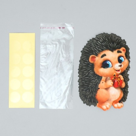 Packet for sweets "Hedgehog", 11 x 6 cm, New Year-2