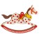 New Year's prefabricated pendant on the Christmas tree "New Year! Horse "