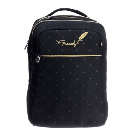 Youth backpack 40 x 28 x 16 cm, Grizzly, ergonomic back, laptop department, black-2