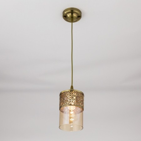 Suspended lamp Citilux "Emir" CL467013, 11.5x1.5x28 cm, 1x75W, e27, brown color-4