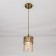 Suspended lamp Citilux "Emir" CL467013, 11.5x1.5x28 cm, 1x75W, e27, brown color