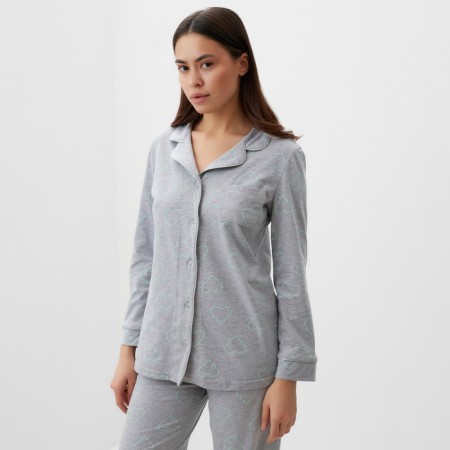 Пижама женская (рубашка и брюки) KAFTAN "Fresh" р. 48-50-1