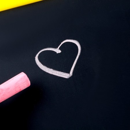 Board is double -sided, under a marker and chalk on stands (chalk, marker, magnets), mix-1