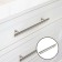 Bistro tundra-ruling handle, d = 12 mm, m/o 224 mm, color Satin nickel, 4 pcs TMP