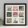 Photo frame MDF in 9 photos 10x10 cm "Slides" black 40x40x2 cm