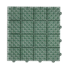 Modular coating, 30 × 30 × 1.5 cm, plastic, green, 1 pc.