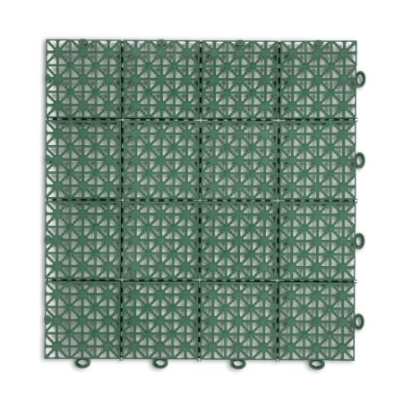 Modular coating, 30 × 30 × 1.5 cm, plastic, green, 1 pc.