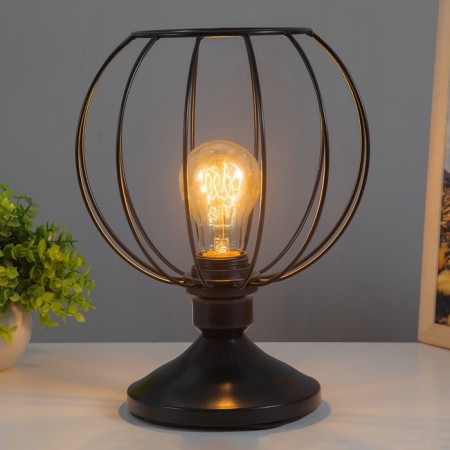 R A27 Black Risalux table lamp "Rouen"-1