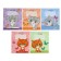 Notebook of 12 sheets in the Calligrata "kittens", cover coated cardboard, VD-psy, block offset, whiteness 95%, mix