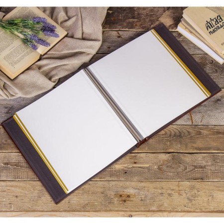 Photo album magnetic 20 sheets "Pattern Kant" to leatherette to 5.5x34x34.8 cm-1