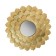 Decor Wall metal with a mirror "Flower. Sugar" gold 78.7x78.7x3.8 cm