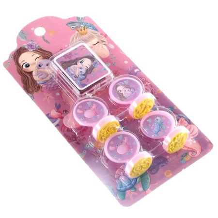 Printing color "Mermaid", set 4 pcs., Stamping pillow-5