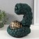 New Year's piggy bank "Snake Gummi" 22 x 16 x 18 cm, emerald