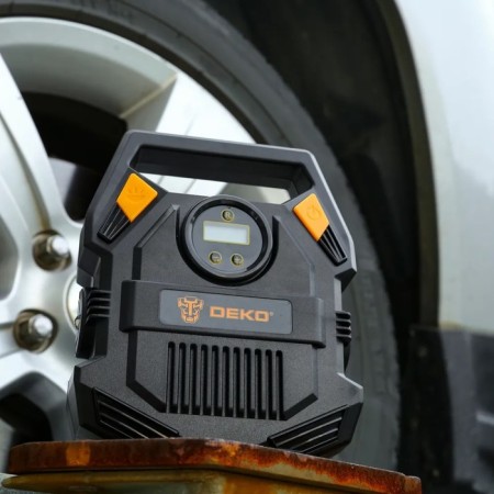 Car compressor DEKO digital DKCP160PSI-LCD BASIC 25 l/min, 12 V-5
