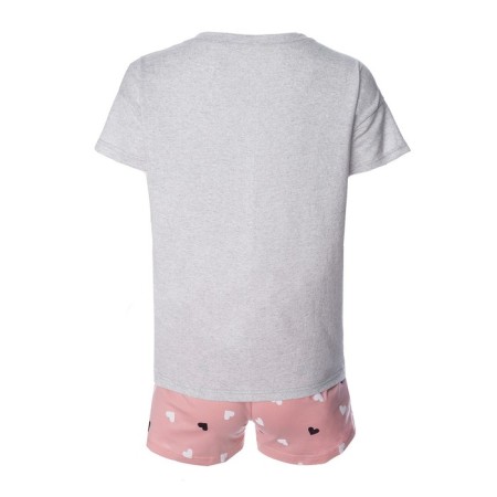 Female home set (T -shirt/shorts), gray color, size 52-9