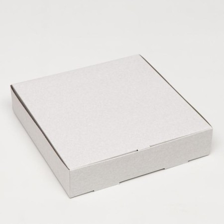 Box for pie, white, 23 x 23 x 5 cm-1