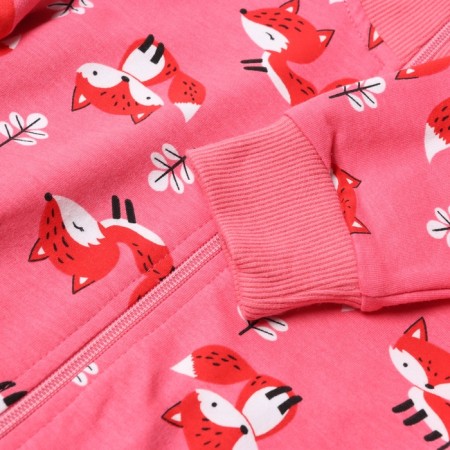 Sweatshirt for girls, pink color, height 104 cm-2
