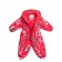 Combiason for girls, height 98 cm, red color