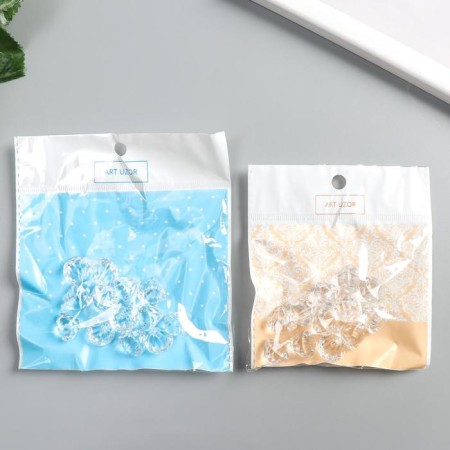 Set of decor for creativity plastic "Crystal suspension" set of 20 g 1.6x1.5x1.5 cm-2