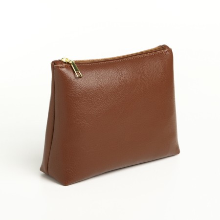Women's bag on the magnet Textura, medium size, cosmetic bag, brown color-6