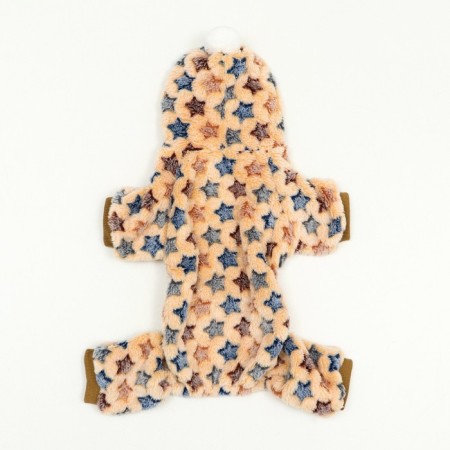 Assumes "Stars" with a hood, size L (DS 35 cm, og 45 cm, ok 35 cm), beige-7