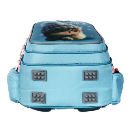School backpack 40x33x15cm, ergonomic back, Across 410, Blue-6