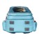 School backpack 40x33x15cm, ergonomic back, Across 410, Blue