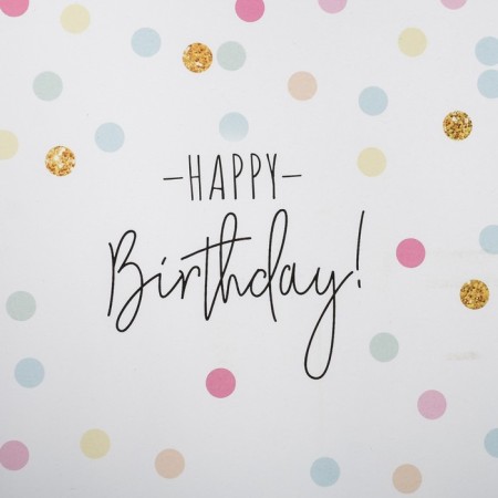 Glossy packaging paper “Happy Birthday!”, 70 x 100 cm-1
