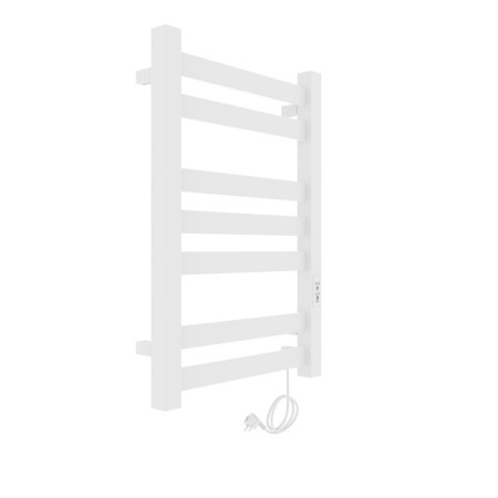 Towel Electric Laris Hephaestus Cheka, 500x800 mm, 7 crossbars, right, white-10