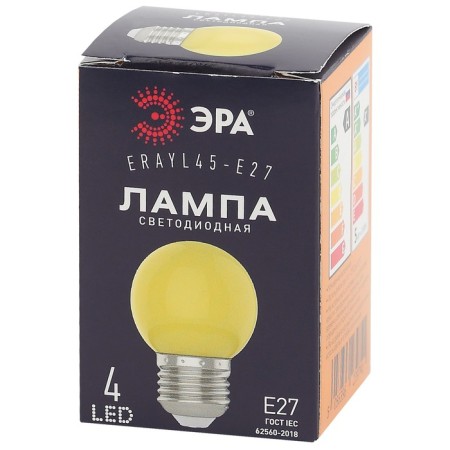 LED LED era Belt "Shar", 1 W, E27, 10 lm, 3000k, glow warm white-3