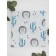 Crystick, size 147x112 cm, hedgehog print