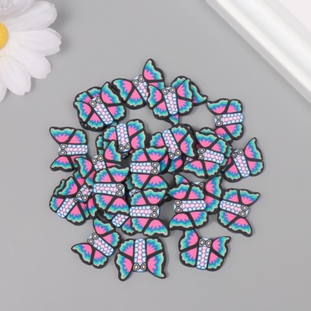 PVC "Blue butterflies" decor set 20 grams 0.3x1.7x1.9 cm-2