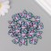 PVC "Blue butterflies" decor set 20 grams 0.3x1.7x1.9 cm