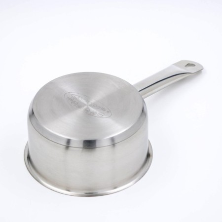 A bucket without a lid is “catering”, 1.5 l, d = 16 cm, h = 8 cm, a metal handle, induction, with a heat distribution layer-1