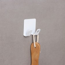 Double wall -mounted self -adhesive “loft”, 55 × 50 × 35 mm, white color