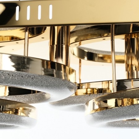 Causteen with FDD "Mons" 4XLED 190W 3000-6000k gold 83x56x15 cm-17