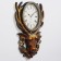 Wall clock, series: interior, "hunter", discrete move, 28x23 cm