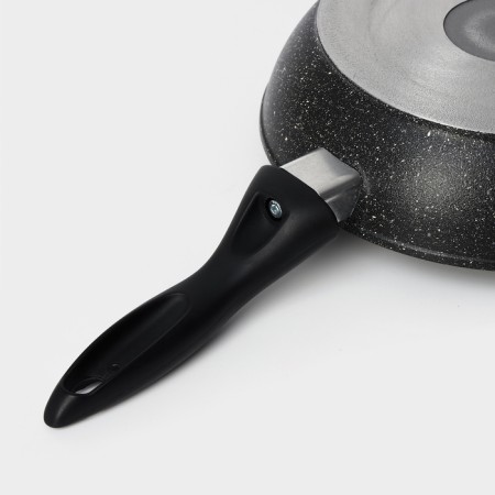 Alena pan, d = 20 cm, plastic handle, anti -stick coating, black color-6